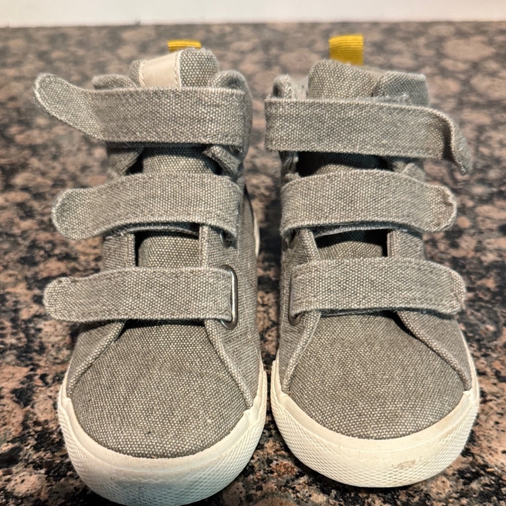 Cat & Jack Gray High-Top Kids Sneakers